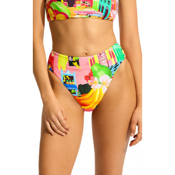 Cuba High Rise Pant : Turquoise