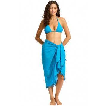 Cotton Gauze Sarong : Turquoise