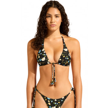 Modern Romance Longline Slide Tri : Black