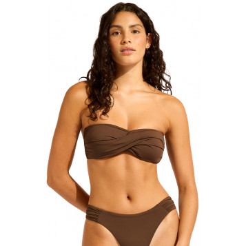 Collective Twist Bandeau : Dark Chocolate