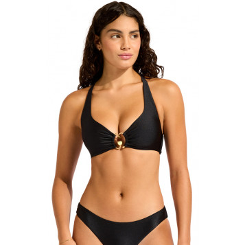 Palermo Multi Fit Longline Tri Bra : Black