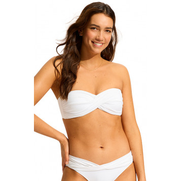 Collective Twist Bandeau : White