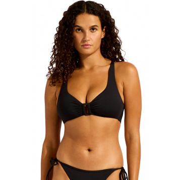 Collective Multi Fit Longline Tri Bra : Black