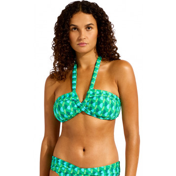 Sorrento Halter Bandeau : Vivid Green