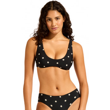 Daisychain Multi Fit Longline Top : Black