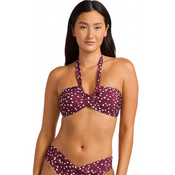 Halter Bandeau : Dark Burgundy
