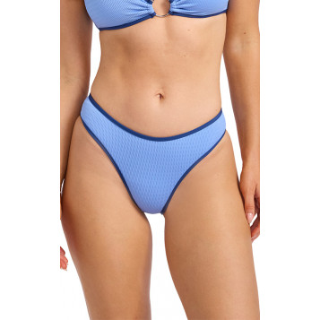 Beach Bound High Leg Pant : Dust Blue