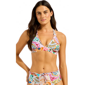 Beach Boheme Multi Fit Longline Tri : Parfait Pink