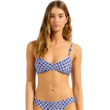 Marseille Bralette : Blue Indigo