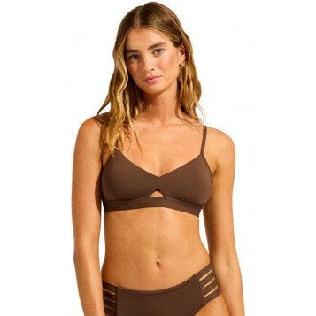 Collective Hybrid Bralette : Dark Chocolate