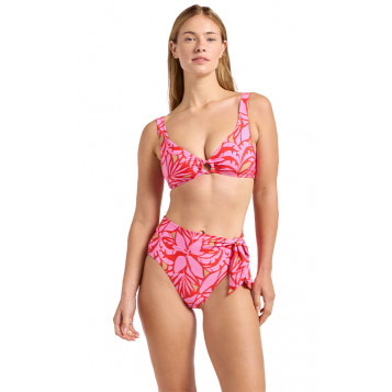 Retro Reef Ring Front Tank : Tomato Red